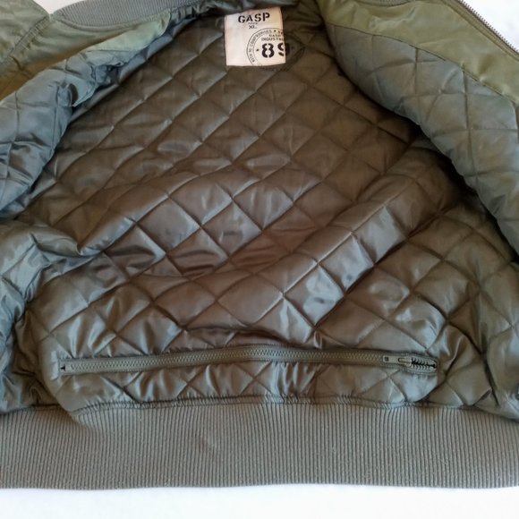 Gasp B15 Air Frame inspired flight bomber utility jacket Size XL - Picture 8 of 10